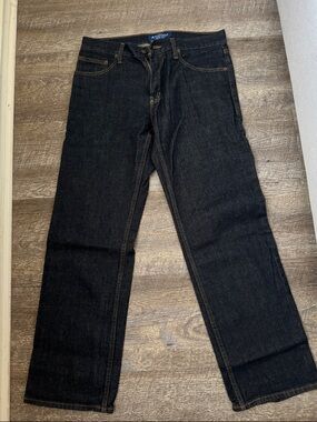 Arizona Jean Company Men's Black Straight Leg Jeans